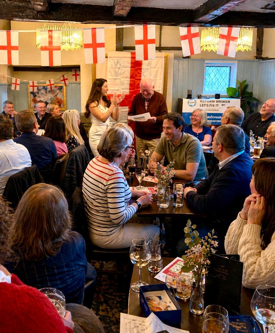 Guests enjoying the quiz bingo evening