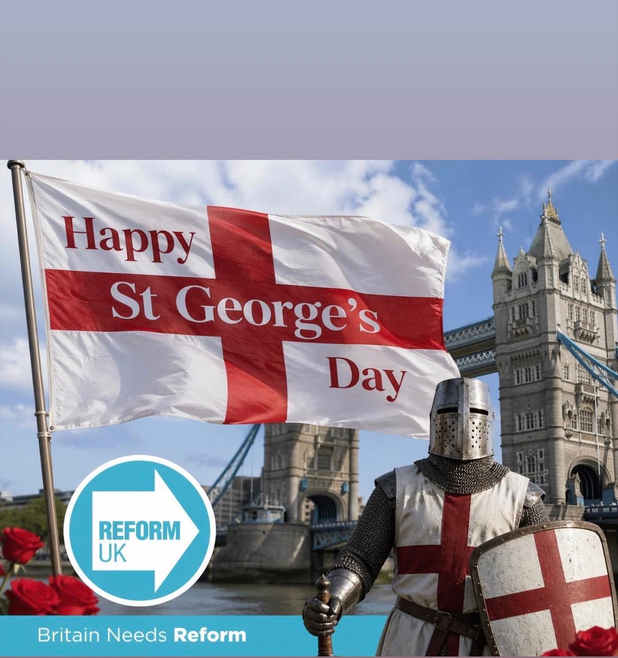 Supplied St George’s Day artwork